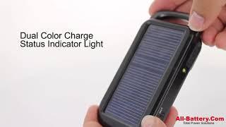 All Battery Hybrid Solar AA NiMH NiCd USB Battery Charger