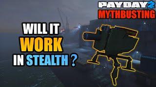 Can a SILENT SENTRY spawn-camp guards in stealth? | PAYDAY2 Mythbusting