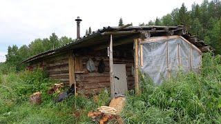 Путешествие на Ямозеро Ч3 Сплав по реке Весляна. Старинная деревня. Лесная изба. Один в глухой тайге