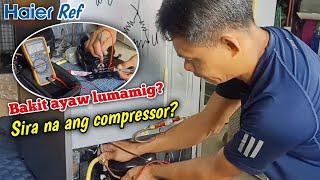 HOW TO CHECK DEFECTIVE COMPRESSOR | REF NOT COOLING | HAIER