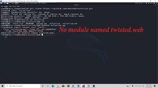 Sslstrip Install In Kali Linux | ImportError: No module named twisted.web | No module named OpenSSL