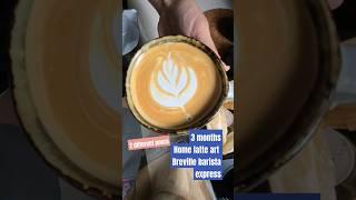 Best #Tulip.#Latte #Art #coffee on #breville #baristaexpress #barista no formal training! LOVE IT