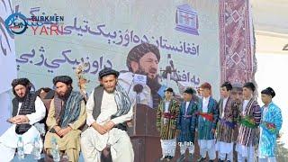 Afg'oniston da O'zbek tili kuni bulib utdi muvvaqt hukumat rahbar lari dan biri salohiddin Ayyubi su