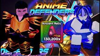 I SPENT ALL MY ANCIENT RELICS AND YOU WILL NEVER  GUESS WHAT I GOT IN ANIME DEFENDERS UPDATE 7!