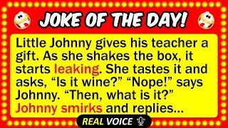  BEST JOKE OF THE DAY! - Little Johnny has a gift for his teacher... | Funny Jokes