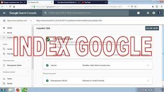 Cara index artikel Blog ke google Search Console Baru