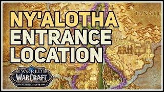 Ny'alotha Raid Entrance World of Warcraft Uldum