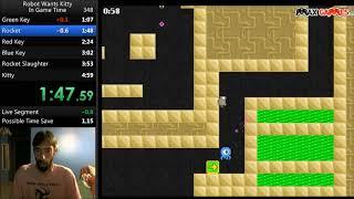 Robot Wants Kitty Speedrun WR - 1:42 (In Game Time)