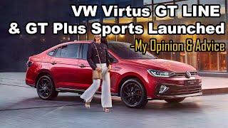 VW Virtus GT Line & GT Plus Sports Launched -  My Honest Advice!