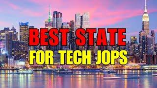 Top 10 States for Tech Jobs in united state 2024 - #1 is shocking