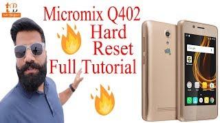 How To Make || Micromax Q402 hard Reset Full Tutorial...