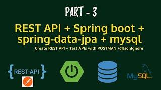 Spring Boot tutorials | Spring boot full  course - Spring Boot Project - 3