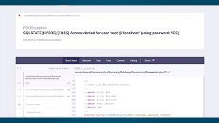 [Solved] SQLSTATE[HY000] [1045] Access denied for user 'root'@'localhost' (using password: YES)