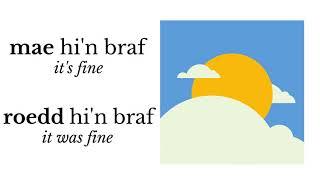 Y Tywydd - the Weather Easy Welsh lesson - Dysgu Cymraeg 00521