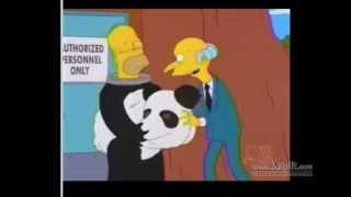 Simpsons Homer Panda suit