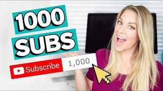 HOW TO GET YOUR FIRST 1000 SUBSCRIBERS ON YOUTUBE 2021: 5 Tips to Grow from 0 to 1000 Subscribers! 