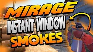 Mirage Instant Window Smokes 2024! (CS2)