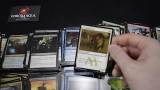 Soft spoken ASMR: Sorting Magic cards and crinkling Mystery Booster wrappers