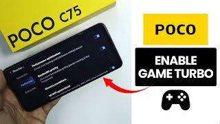 Enable Game Turbo on Any Poco Phone - Turn ON Game Turbo