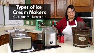 Types of Ice Cream Makers | Nostalgia, Freezer Bowl, or Cuisinart  Compressor | What's Up Wednesday!