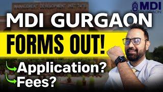 MDI Gurgaon Forms Out! | Last Date | Form Fees | Colleges Through CAT Exam #catexam #mbapreparation