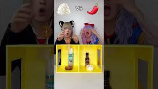 New Special Candy Vs Spicy Sauce Challenge #youtubeshorts #facts #girlsmindvsboysmind #shortvideos