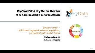 Sylvain Marié: `python-m5p` - M5 Prime regression trees in python, compliant with scikit-learn