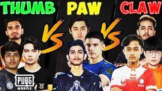 THUMB vs PAW vs CLAW | Pro Players Skills Compilation | PUBG MOBILE