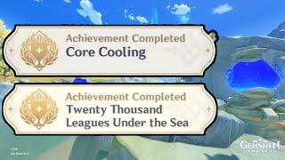 Genshin Impact Fontaine Achievement Core Cooling and Twenty Thousand Leagues Under the Sea
