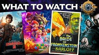 Universal Epic Universe MOVIE WATCH LIST! What To See Before Your Visit