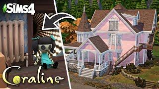 Pink Palace from Coraline // The Sims 4 Speed Build