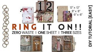 Ring it on! | Another Pocket Card With an Edge | 1 Sheet, 3 Sizes, 0 Waste! [Easy Tutorial]