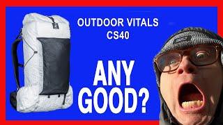 "Ultimate Outdoor Vitals CS40 Ultralight Backpack Review: Unparalleled Performance for Backpacking!"