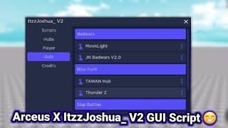 Arceus X ItzzJoshua_ V2 GUI Script 