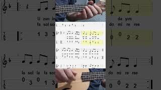 Uzun İnce Bir Yoldayım Ukulele Nota Tab ! Aşık Veysel