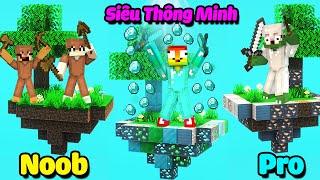 MINI GAME : CUỘC CHIẾN SINH TỒN TRÊN ĐẢO HOANG ** NOOB Vs PRO Vs SIÊU THÔNG MINH PvP MINECRAFT ??