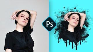 How to create a Dripping Splatter Effect in Adobe Photoshop