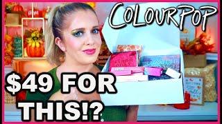 NEW! COLOURPOP HALLOWEEN $49 MYSTERY BOX! | Is It *REALLY* valued at $118?! |