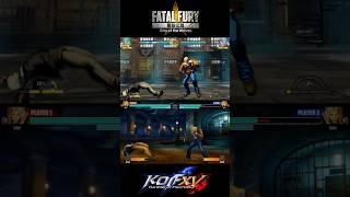 KOF XV vs FF COTW Terry Burn Knuckle Comparison