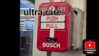 fire alarm system at a grocery store