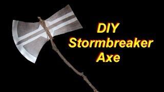 DIY Thor Stormbreaker Axe - Cheap and Easy (cardboard)