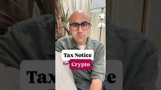 Tax Notice for Crypto | Business | Sarthak Ahuja