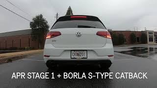 Hear A Mk7 GTI BEFORE & AFTER Borla S-Type Exhaust (& APR Tune)