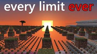 every minecraft distance limit, ever.