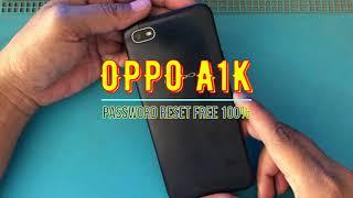 OPPO A1K Password reset by MediaTek Universal Tool 100% free