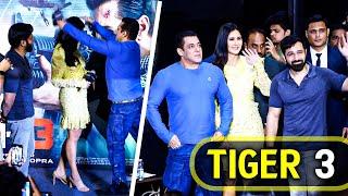 SALMAN KHAN KATRINA KAIF & EMRAAN HASHMI MEET THEIR FANS TIGER 3