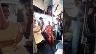 Jamming in train || Public Reaction  #karwaan #shorts #trend
