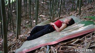 Take your wife into the forest to build a bamboo house, a survival challenge