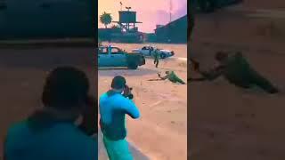 Gta V : Srory Mode | Michael Protect Miranda From FBI #Shorts