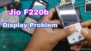 Jio f220b display change